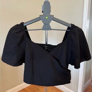 SHEIN Black Crop